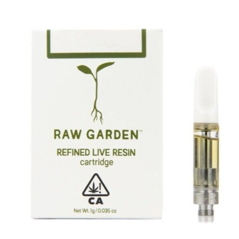 RAW GARDEN FULL GRAM LIVE RESIN CARTRIDGE