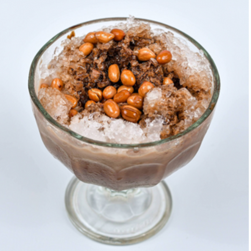 Es Coklat Kacang Goreng