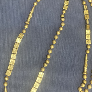 * 60" Gold CLARINET BEAD