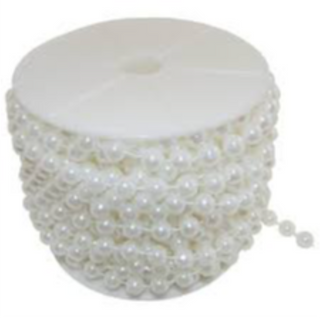 * 60" WHITE PEARL 10 MIL BEAD