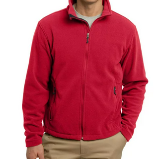 Full-Zip Fleece Jacket with Pockets