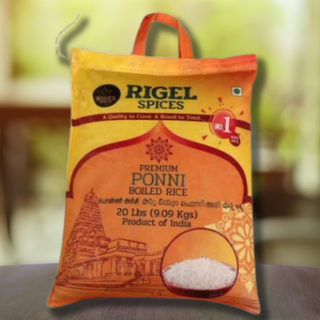 Ponni Parboiled Rice 20 lb 