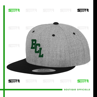 Casquette snapback - gris/noir