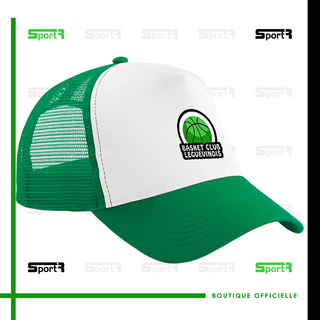 Casquette trucker - blanc/vert