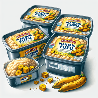 MAMA'S CHOICE PLANTAIN FUFU 4 x 4 kg (144oz)