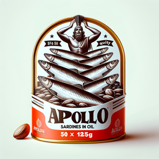  APOLLO SARDINES IN OIL 50 X 125g 