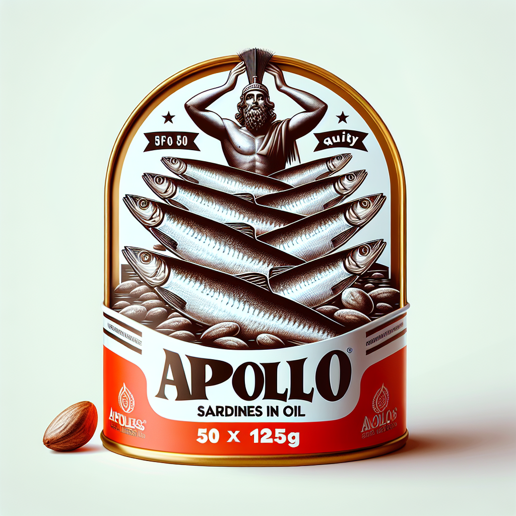  APOLLO SARDINES IN OIL 50 X 125g 