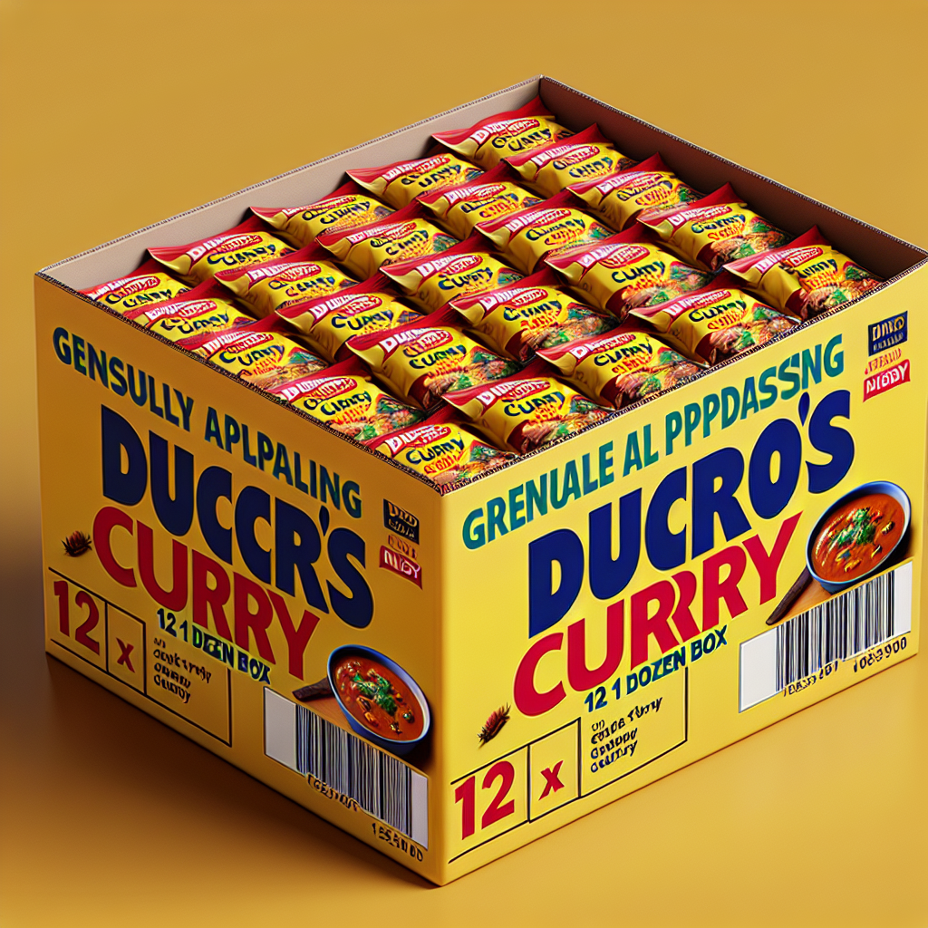 DUCROS CURRY (NIG) 12 x 1 DOZEN FULL BOX