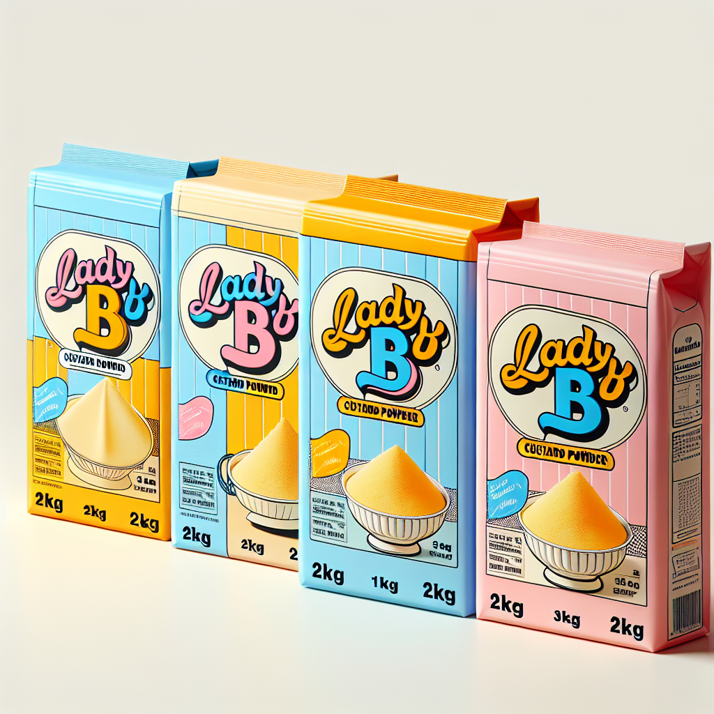 LADY B CUSTARD POWDER 4 X 2KG
