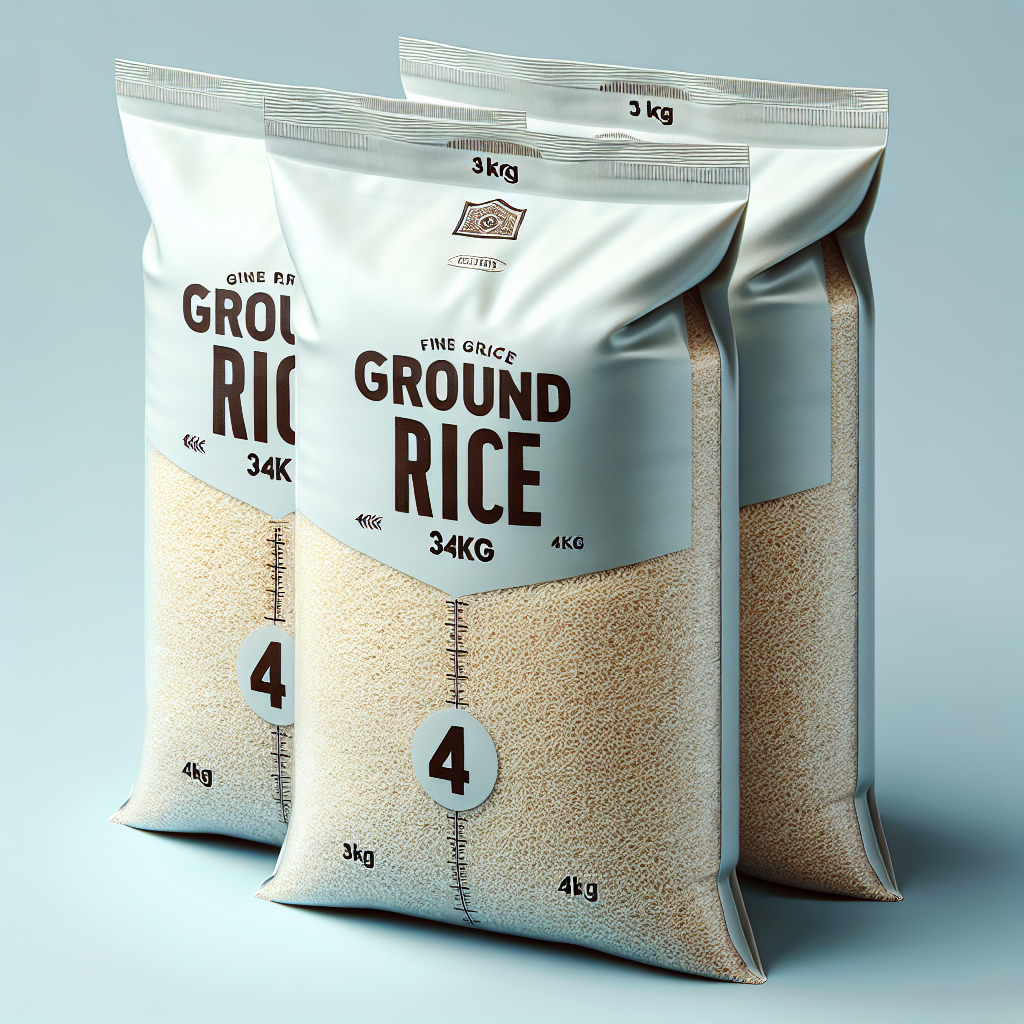 GROUND RICE 3 X 4 kg