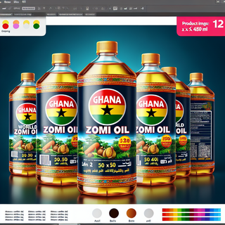 GHANA WORLD ZOMI OIL 12 X 450 ml