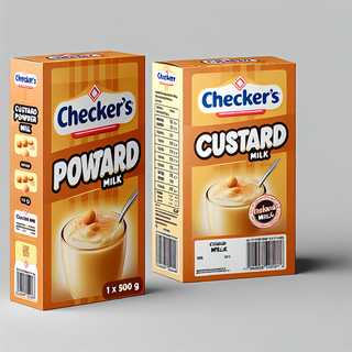  CHECKER'S CUSTARD POWDER MILK 12 X 500 G 