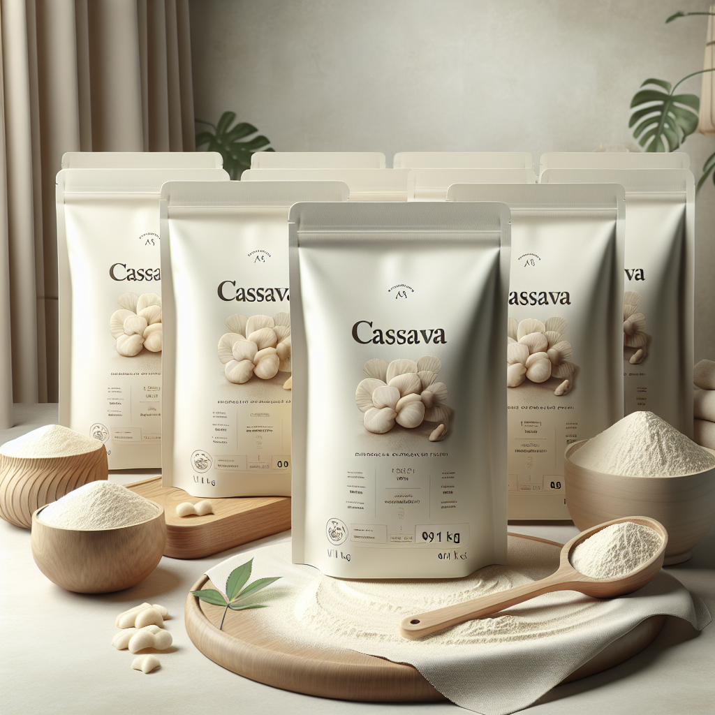  CASSAVA FLOUR 8 X 0.91 kg 