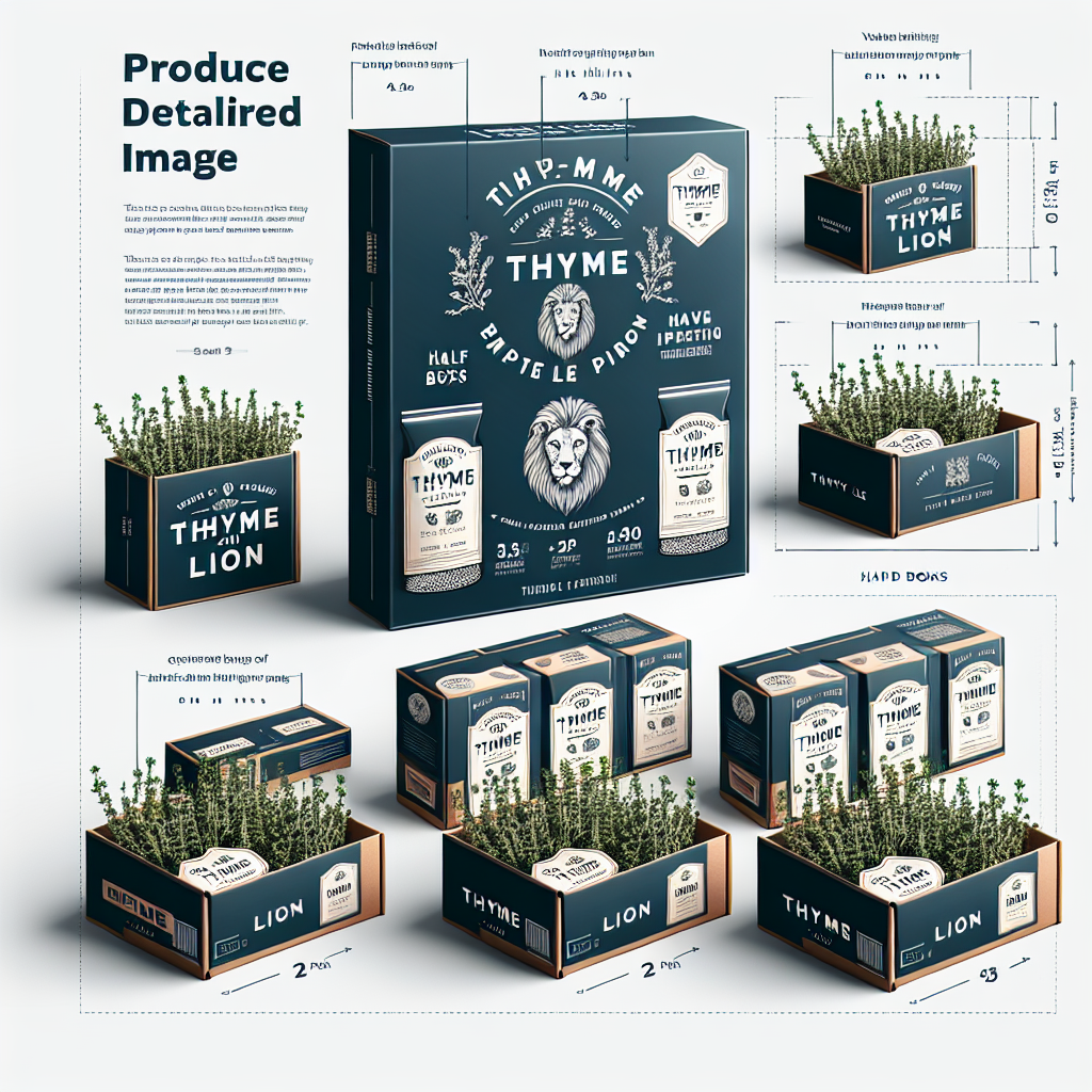 THYME LION (NIG) 6 x 1 DOZEN HALF BOX