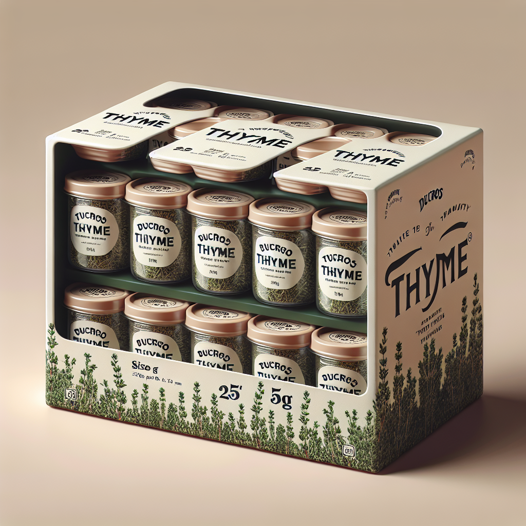 DUCROS THYME 25 g SMALL PACK OF 12