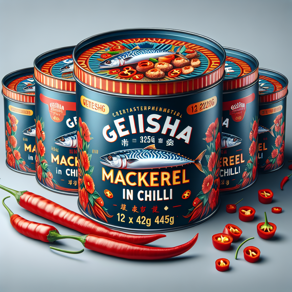 GEISHA MACKEREL IN CHILLI 12 X 425g