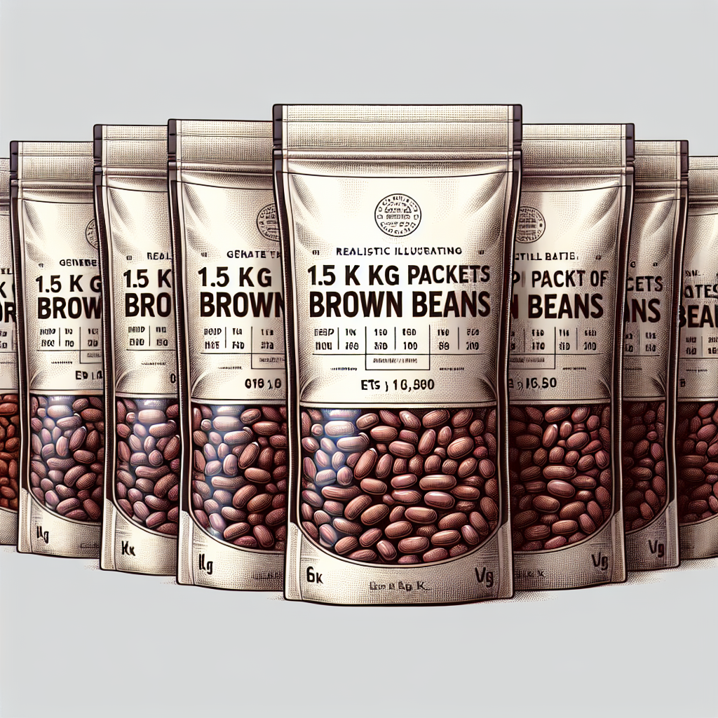  BROWN BEANS 6 X 1.5 kg 
