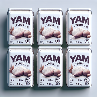 YAM FLOUR 8 X 0.91 kg