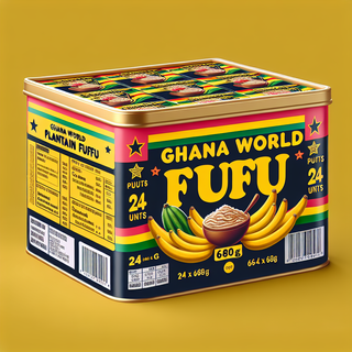 GHANA WORLD PLANTAIN FUFU 24 X 680g