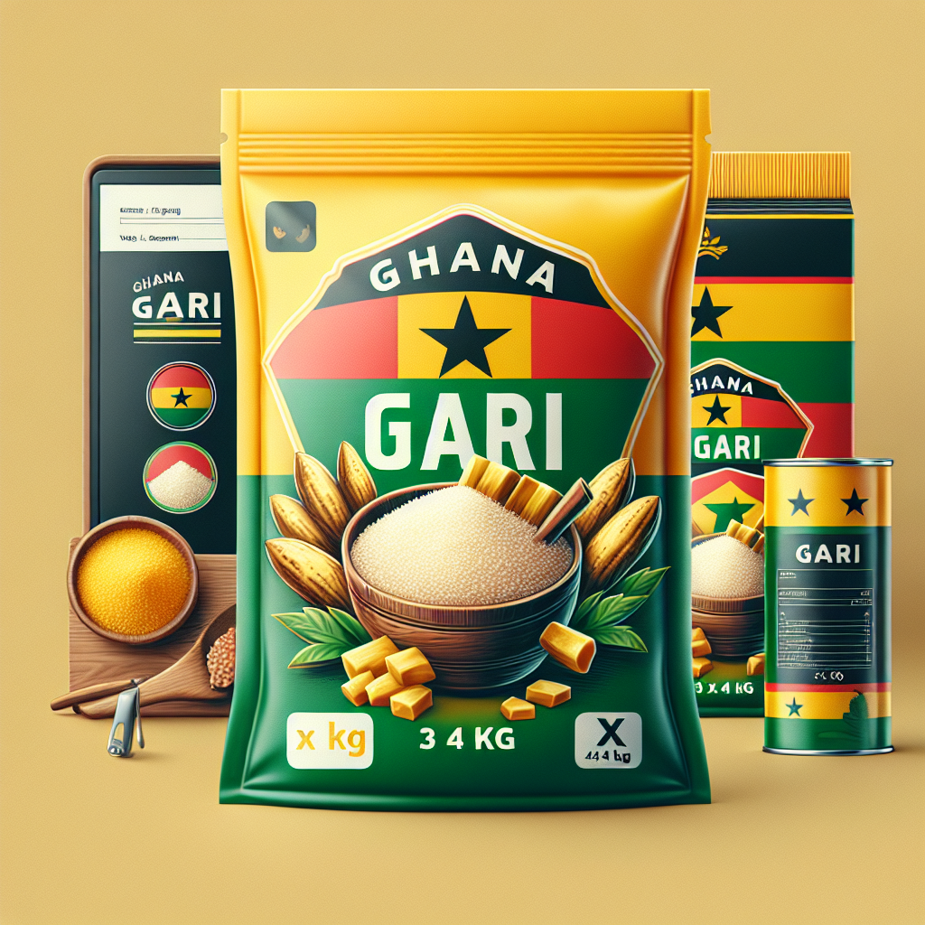 GHANA GARI 3 X 4 kg