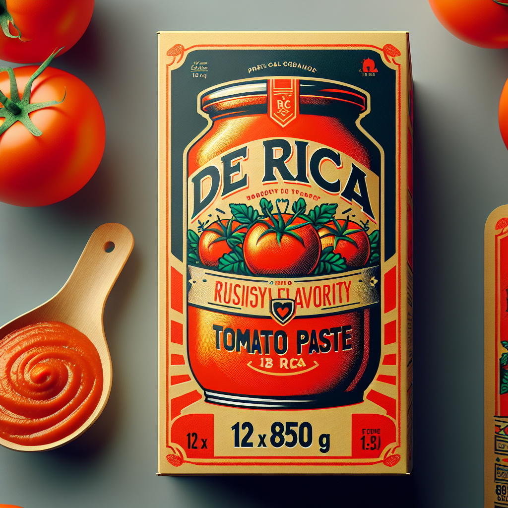 DE RICA TOMATO PASTE 12 X 850 g