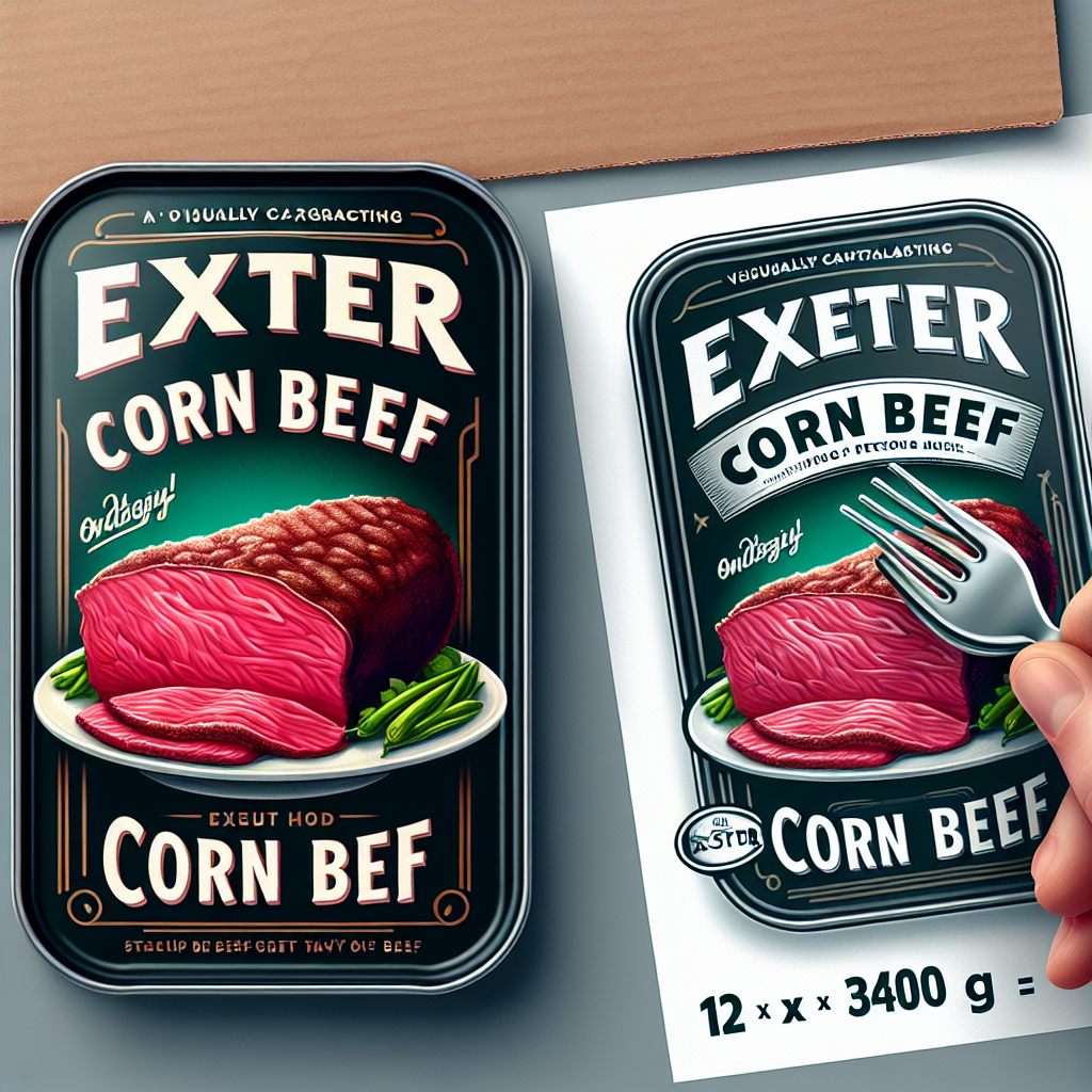 EXETER CORN BEEF 12 X 340 g