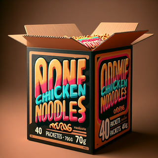 INDOMIE CHICKEN NOODLES (BROWN BOX) 40 X 70 g