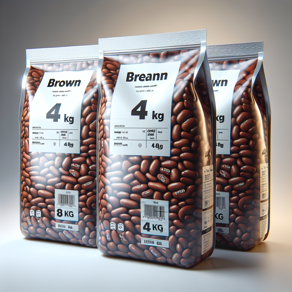  BROWN BEANS 3 X 4 kg 