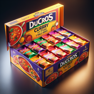DUCROS CURRY 6 X 1 DOZEN HALF BOX