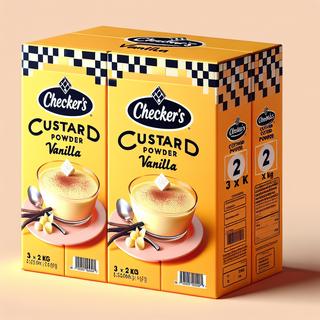  CHECKER'S CUSTARD POWDER VANILLA 3 X 2 KG 