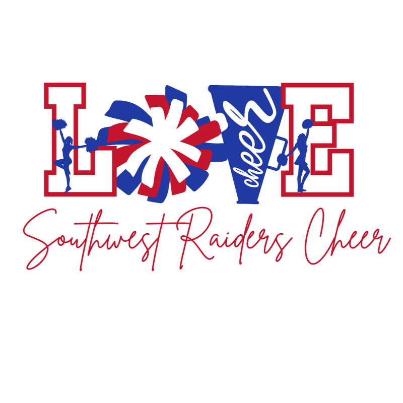 White LOVE Cheer Shirt