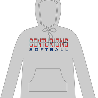 4. Centurions with Christian Academy in the middle Softball Hoodie