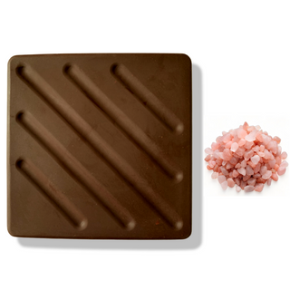 50g - 80% Raw Organic Chocolate With Raw Himalayan Pink Salt Tablet 