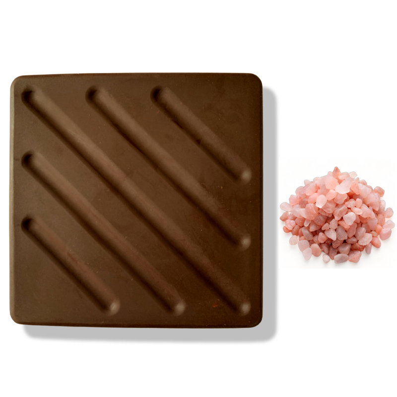 50g - 80% Raw Organic Chocolate With Raw Himalayan Pink Salt Tablet 喜馬拉雅岩鹽