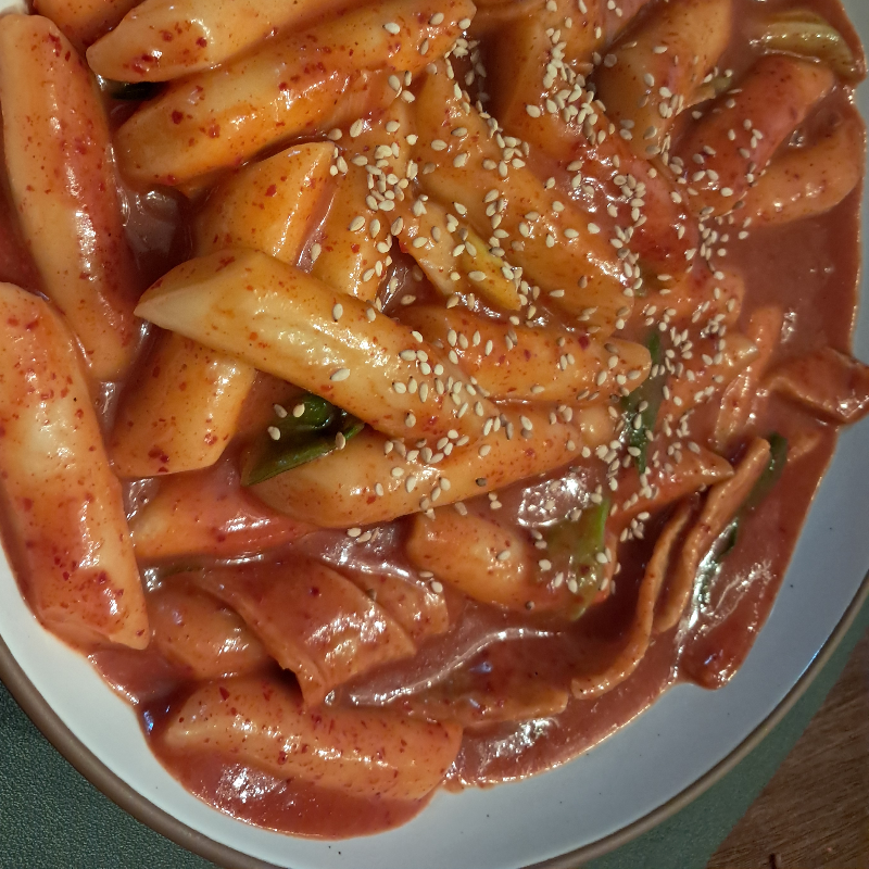 시장떡볶이(밀떡)-조리전 <br> TTEOKBOKKI-Mmeal kit