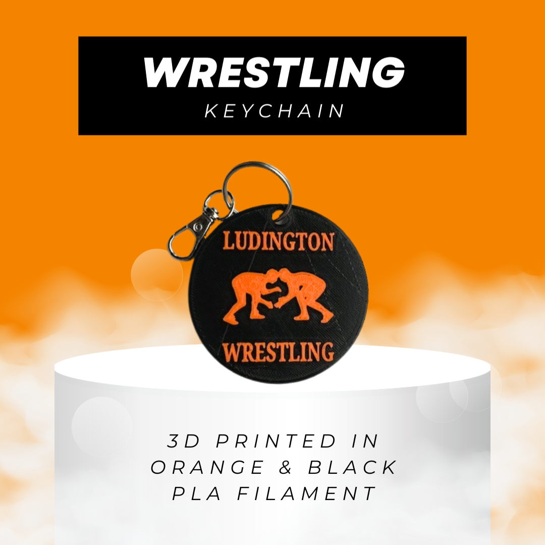 Wrestling keychain Main Image