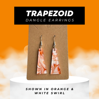 Trapezoid Dangle Earrings Image