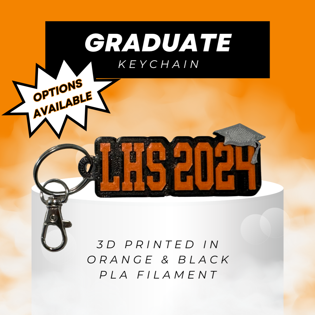 Graduate Keychain Large Image