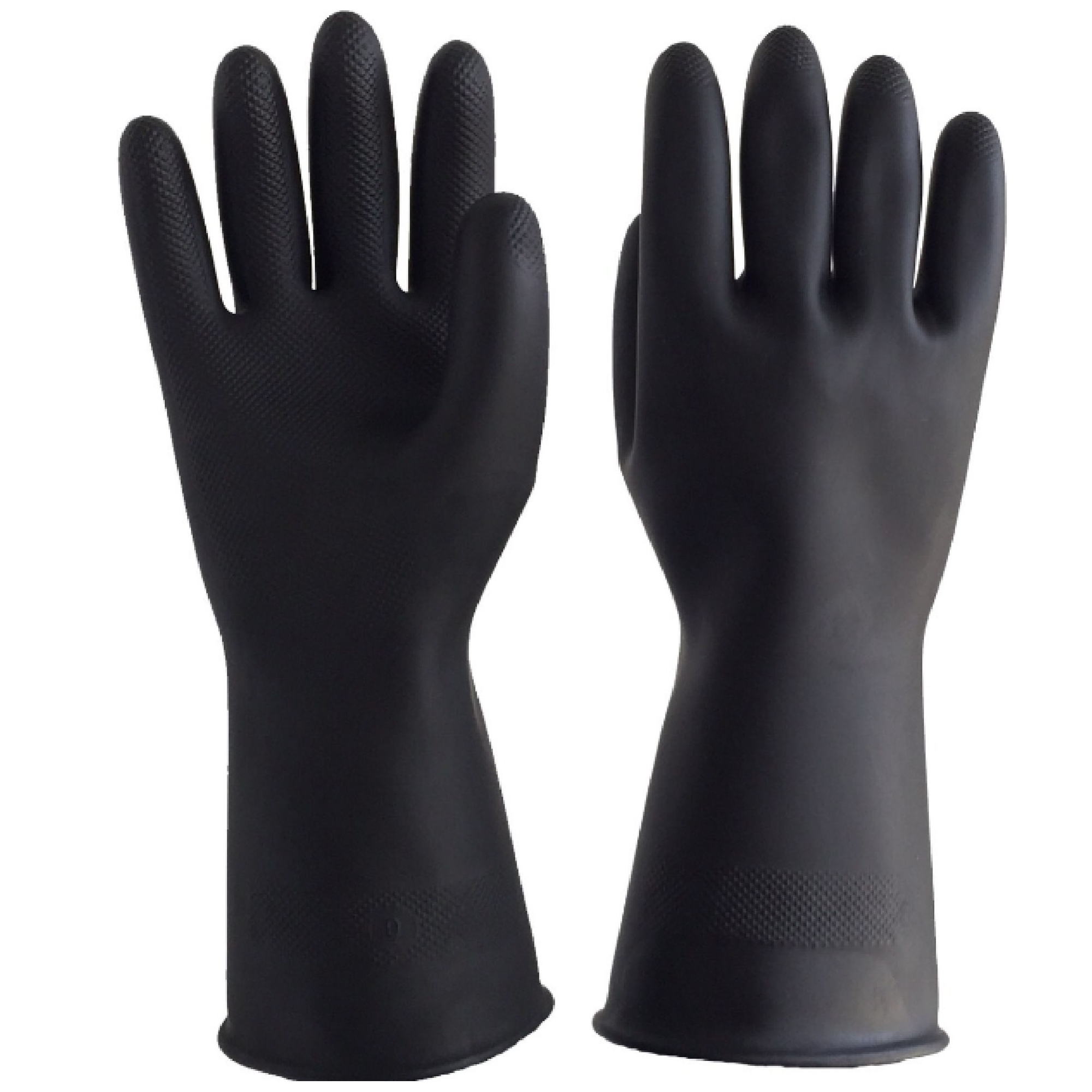 GUANTES INDUSTRIALES NEGRO TALLA 10 CAL 35 (SKU: 201441)