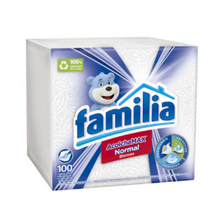 SERVILLETA FAMILIA GRANDE REF200115 DOBLADA EN 2X 100 UNID 