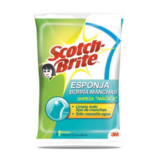 ESPONJA BORRADOR SCOTCH BRITE X 1 UNIDAD