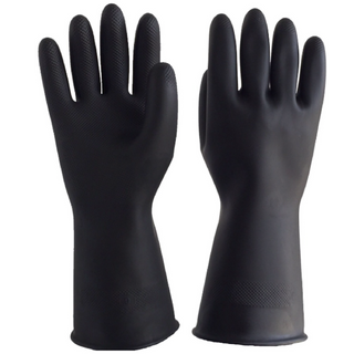 GUANTES INDUSTRIALES NEGRO TALLA 8 CAL35