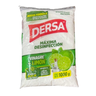 DETERGENTE DERSA VINAGRE LIMON X 1.000 GRAMOS