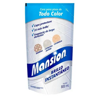 CERA MANSION BRILLO INSTANTANEO BLANCA 800 ML