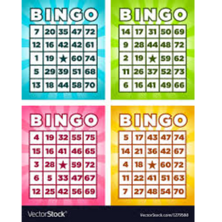 Additional bingo cards - 15 for $10