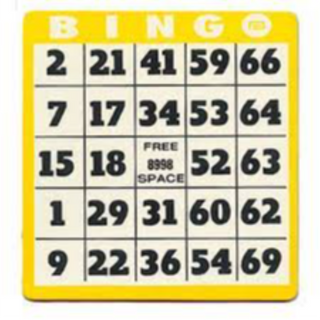 Additional bingo cards - individual - Copy 1