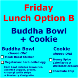 Friday Lunch Option B