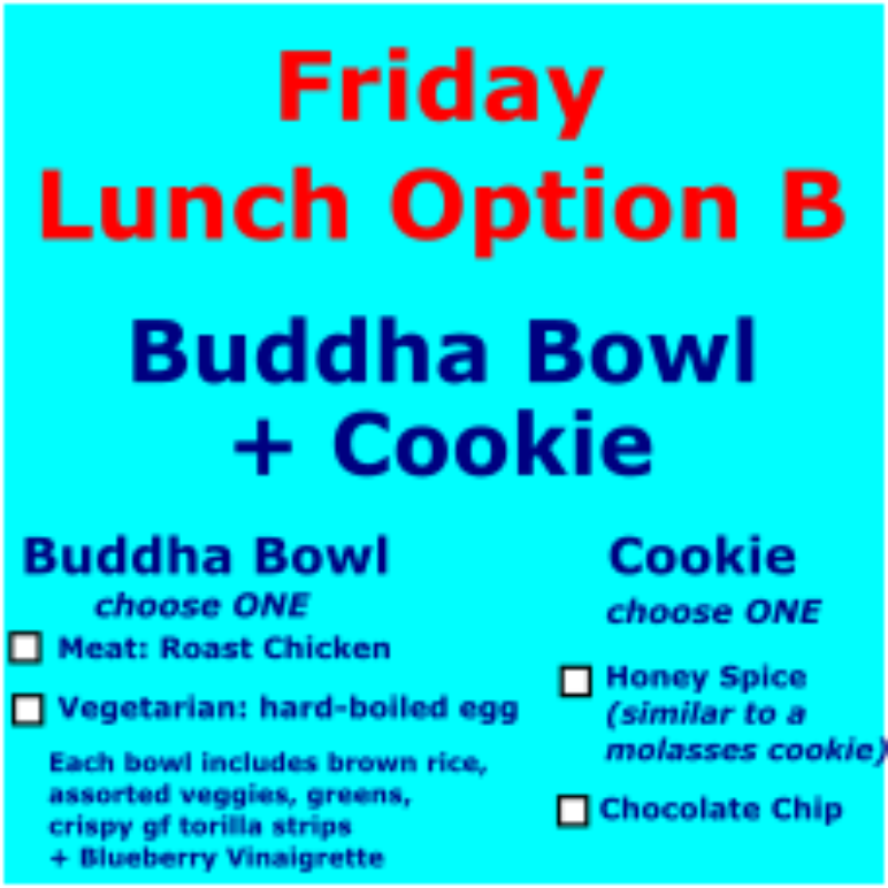 Friday Lunch Option B Main Image