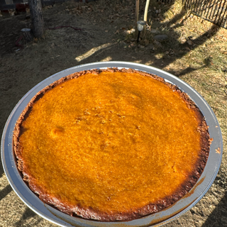 Pumpkin Pie with Gingersnap Crust