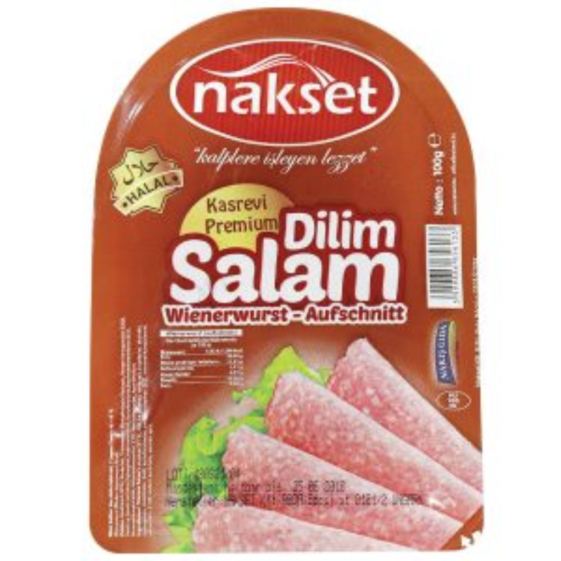 NAKSET KASREVI (INTENSIVE BULL MEAT) SALAM SLICE 100 g